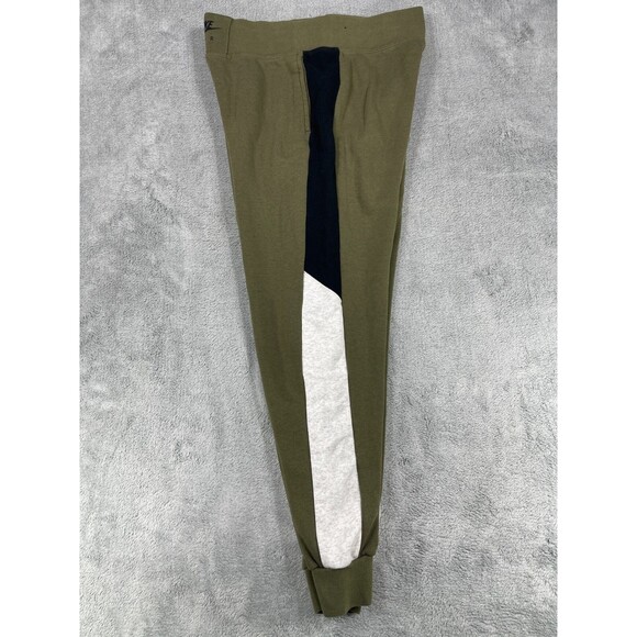 Nike Air Jogger Pants Womens Medium Olive Green Cotton Stretch Pockets Pull On - Picture 7 of 14